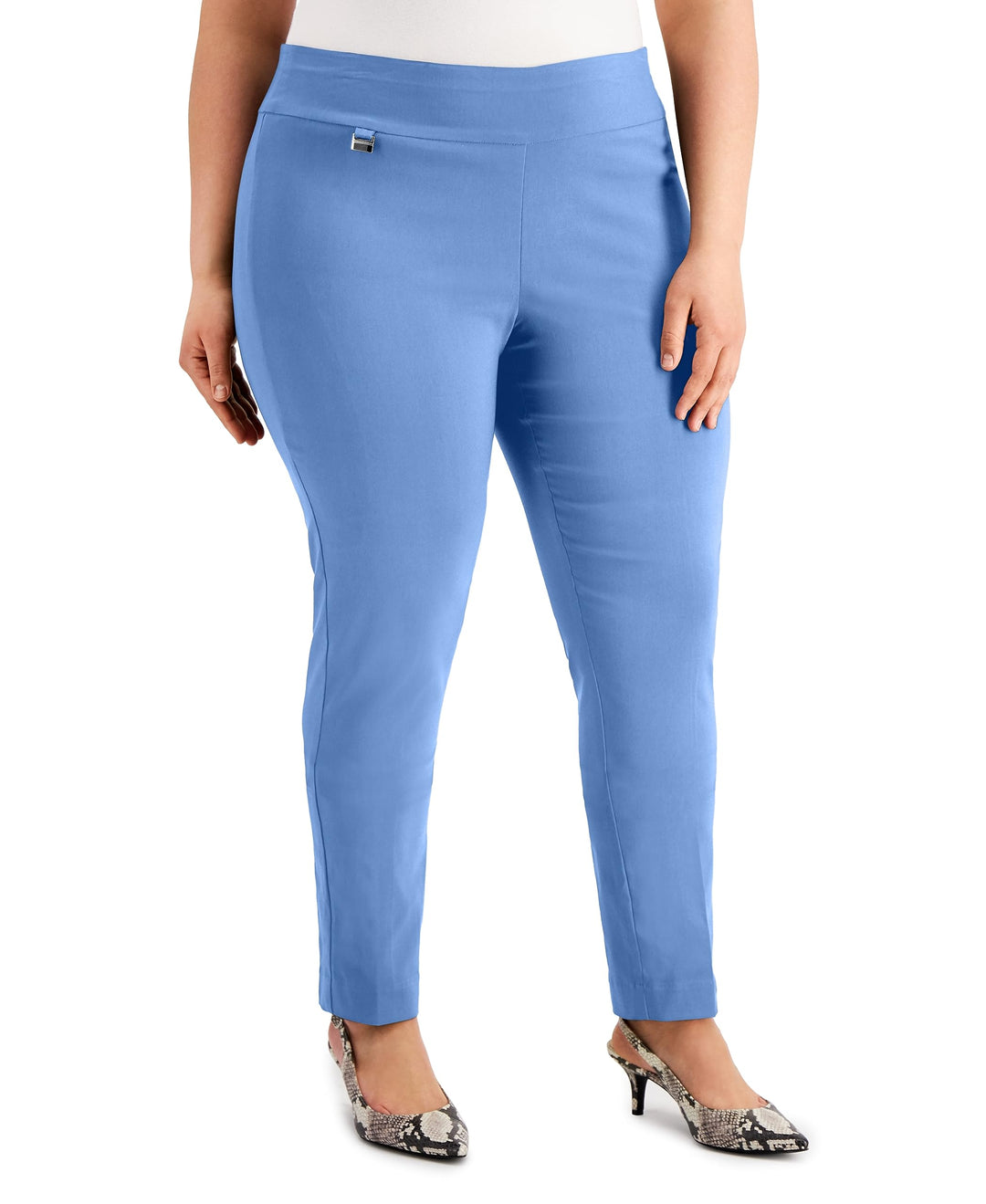 Alfani Plus Size Tummy Control Pull On Skinny Pants