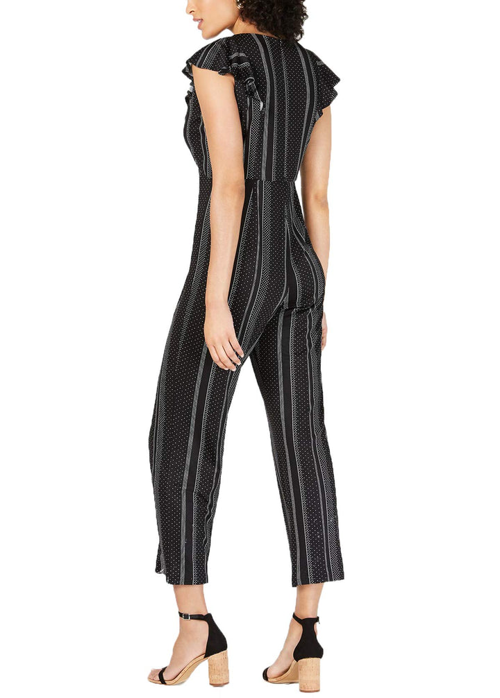 NY Collection Petite Flutter Sleeve Jumpsuit