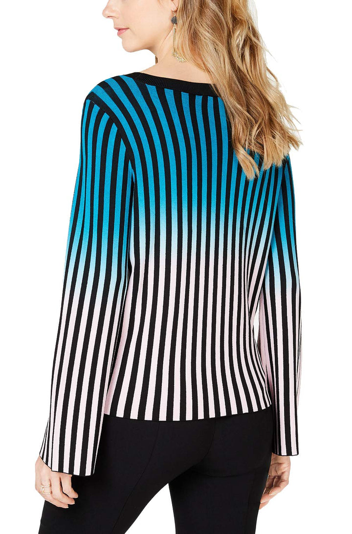Ombre Stripe Pullover Sweater