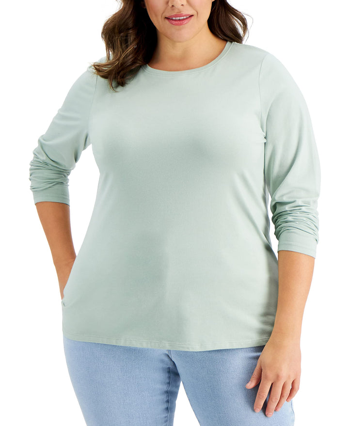 Style & Co Plus Size Long Sleeve Top