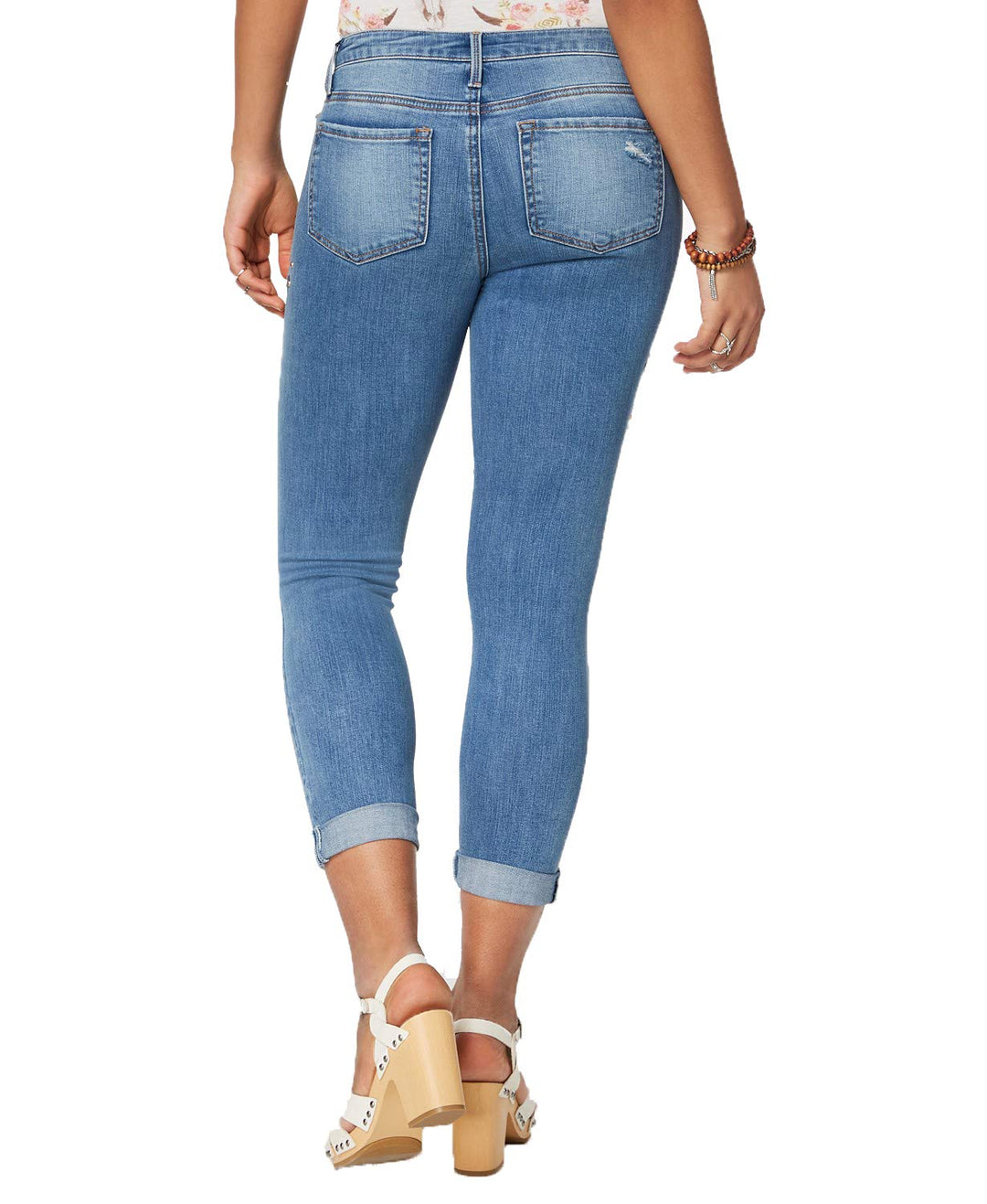 Vanilla Star Juniors Embroidered Skinny Jeans