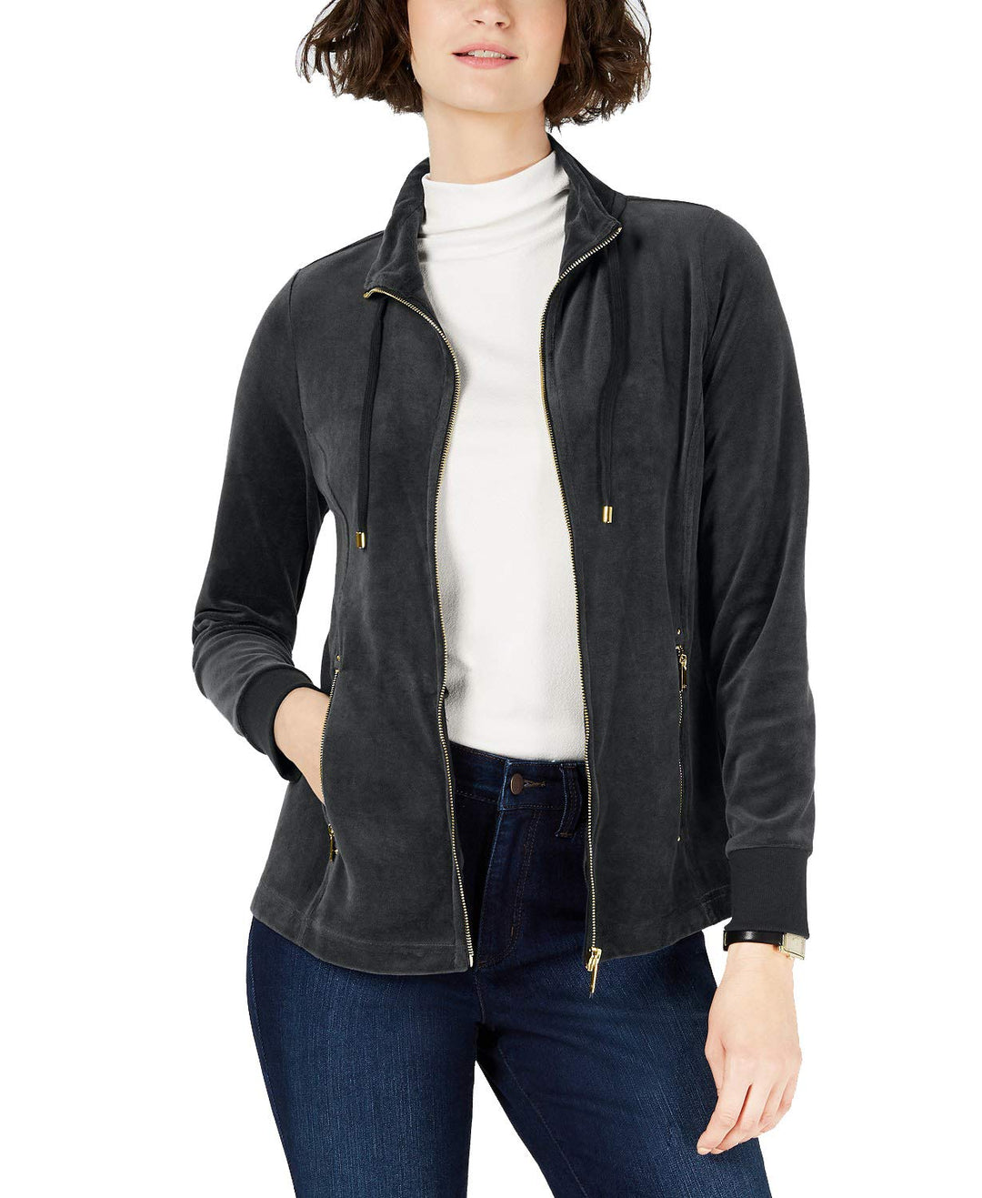 Charter Club Velour Sport Jacket