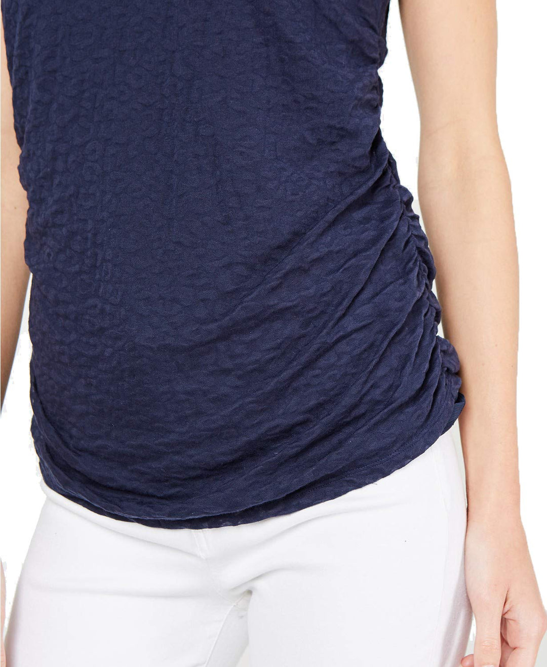 INC Leopard-Print Burnout Top