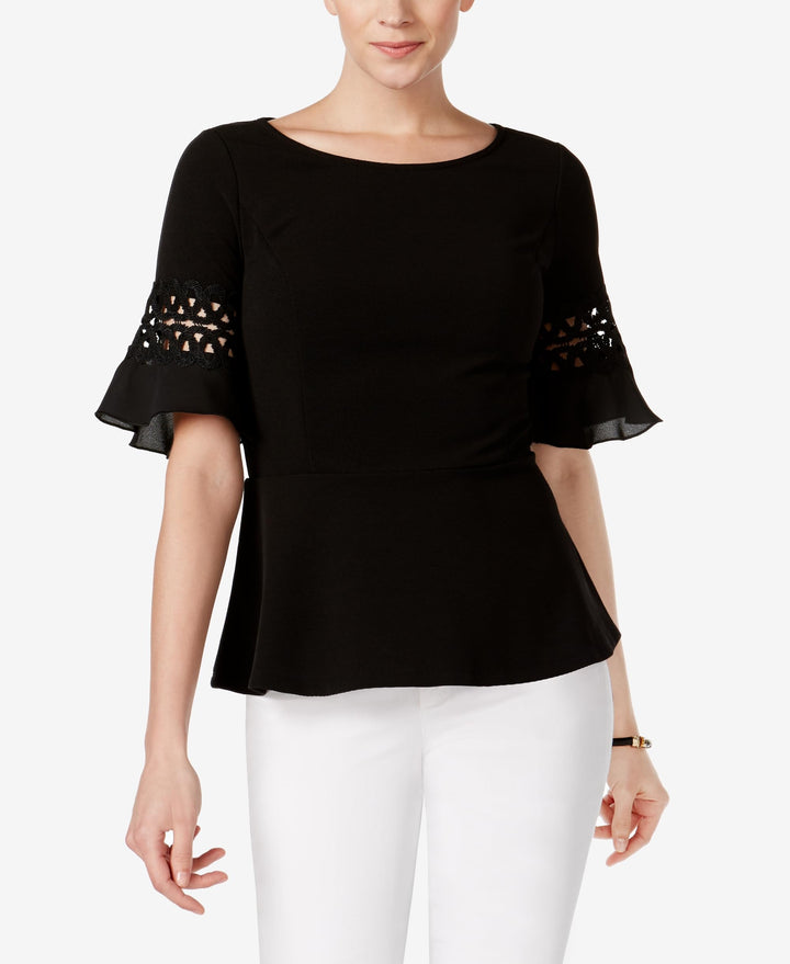 Charter Club Lace Trim Top