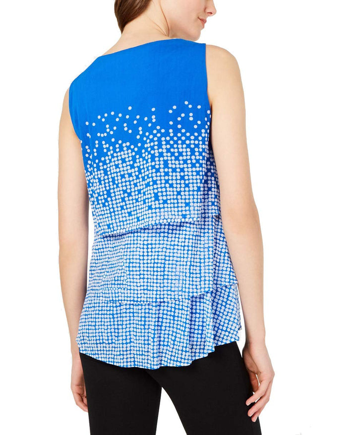 Alfani Printed Layered Top