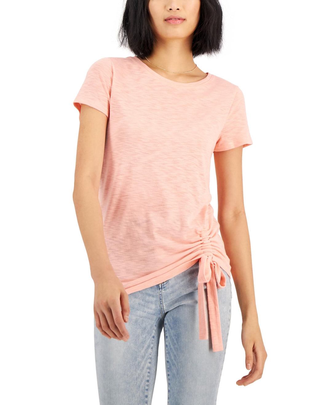 INC International Concepts Ruched T-Shirt