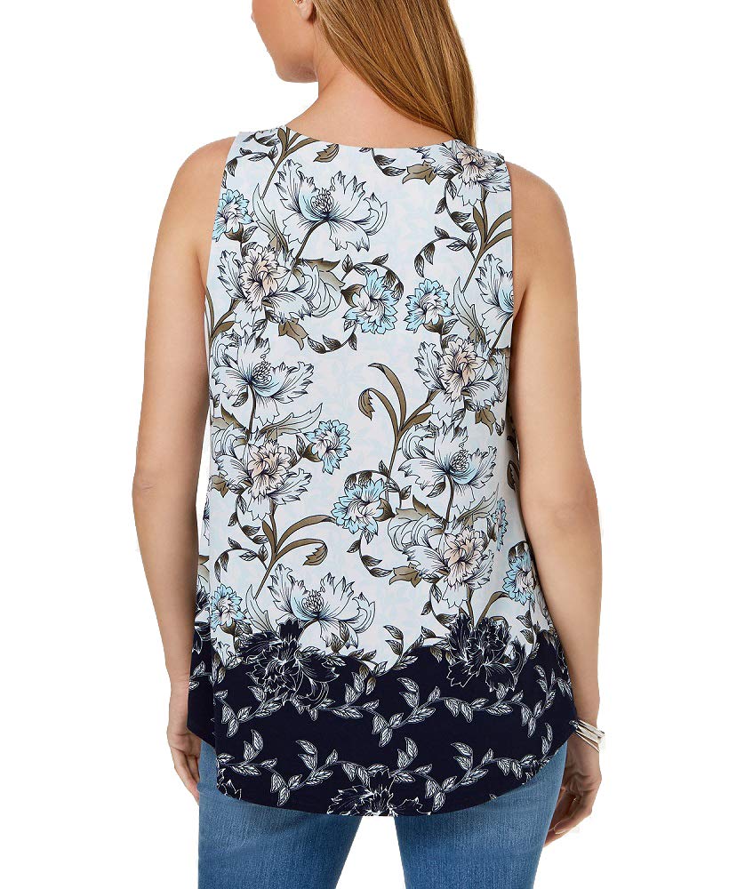 Charter Club Floral Print Top