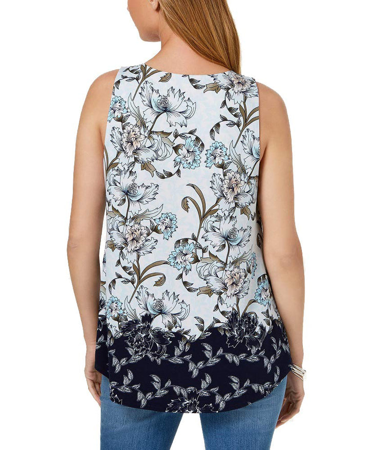 Charter Club Floral Print Top