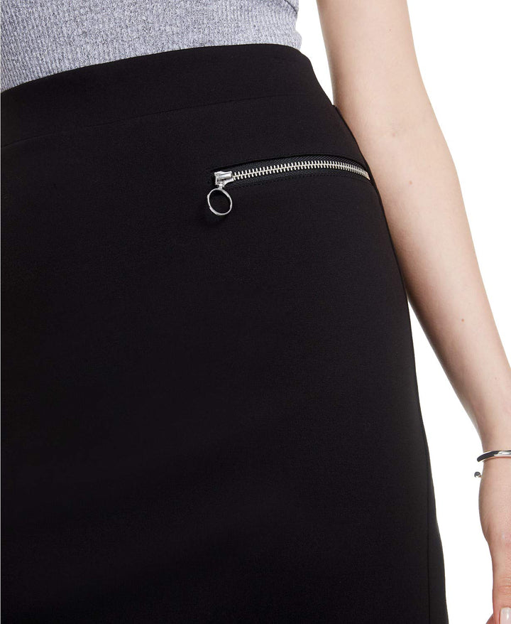 Zip-Trim Mini Skirt