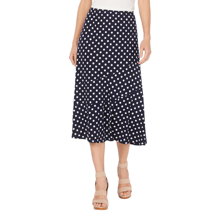 NY Collection Petite Printed Midi Skirt