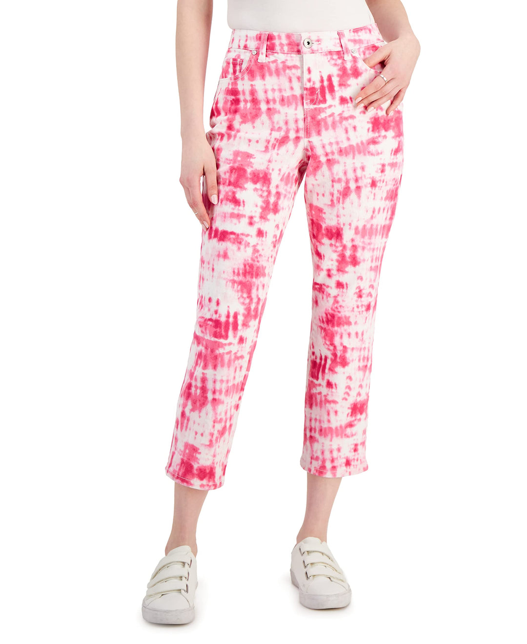 Style & Co Curvy Cuffed Capri Jeans