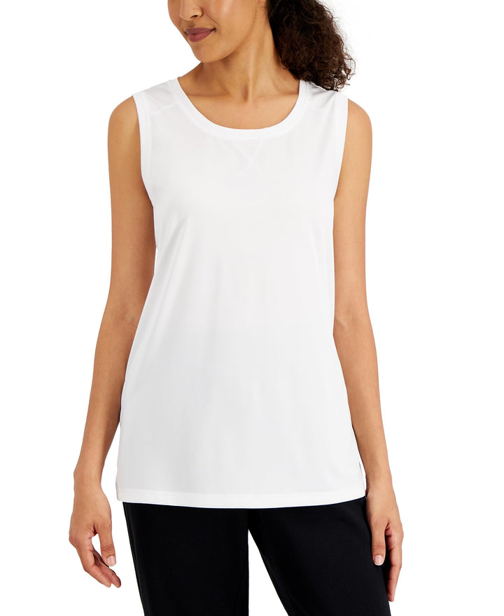Karen Scott Womens Tunic Tank Top