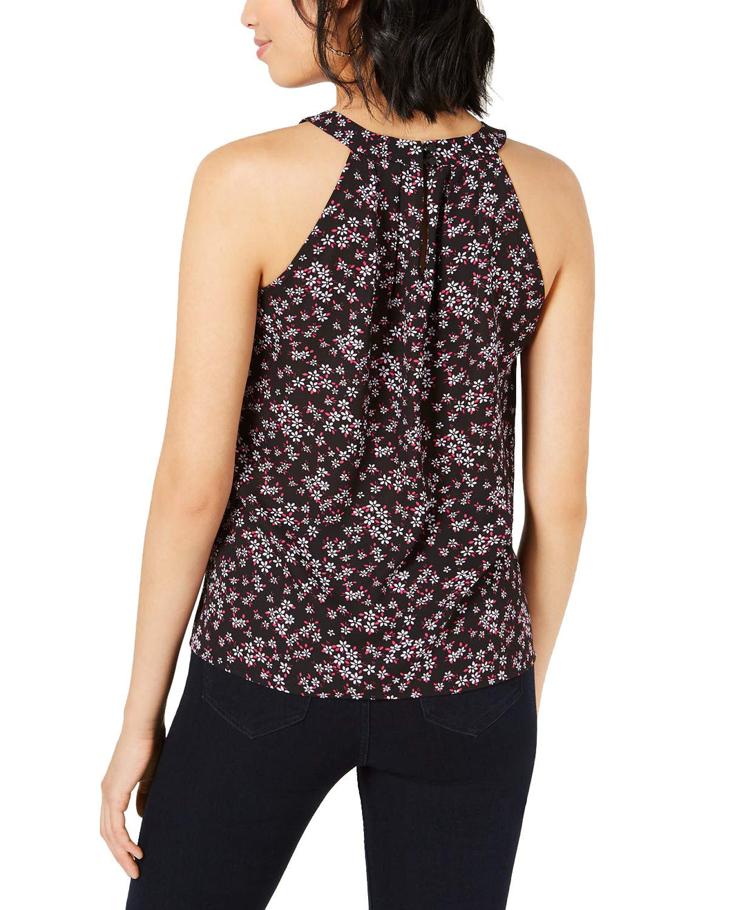 Floral-Printed Halter Top