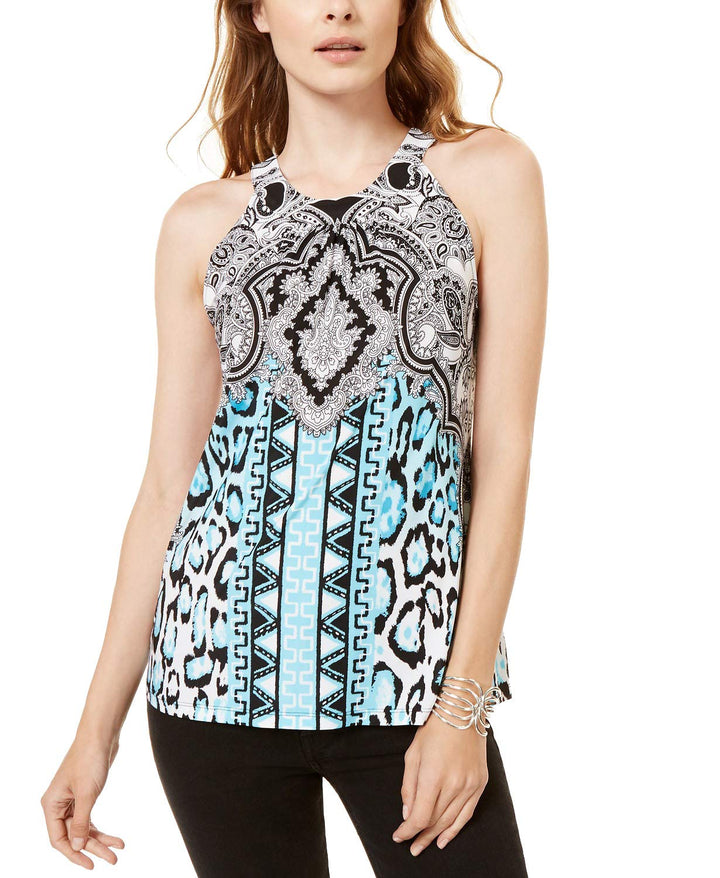 Printed Halter Top