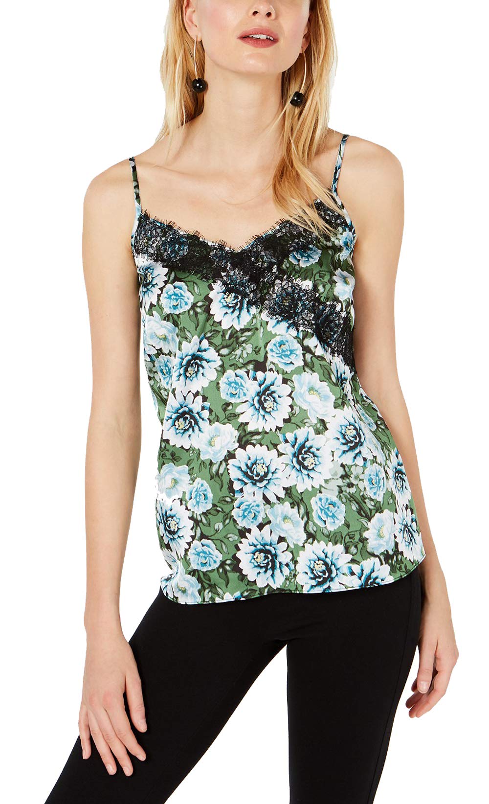 I.N.C. Petite Floral Lace Tank Top