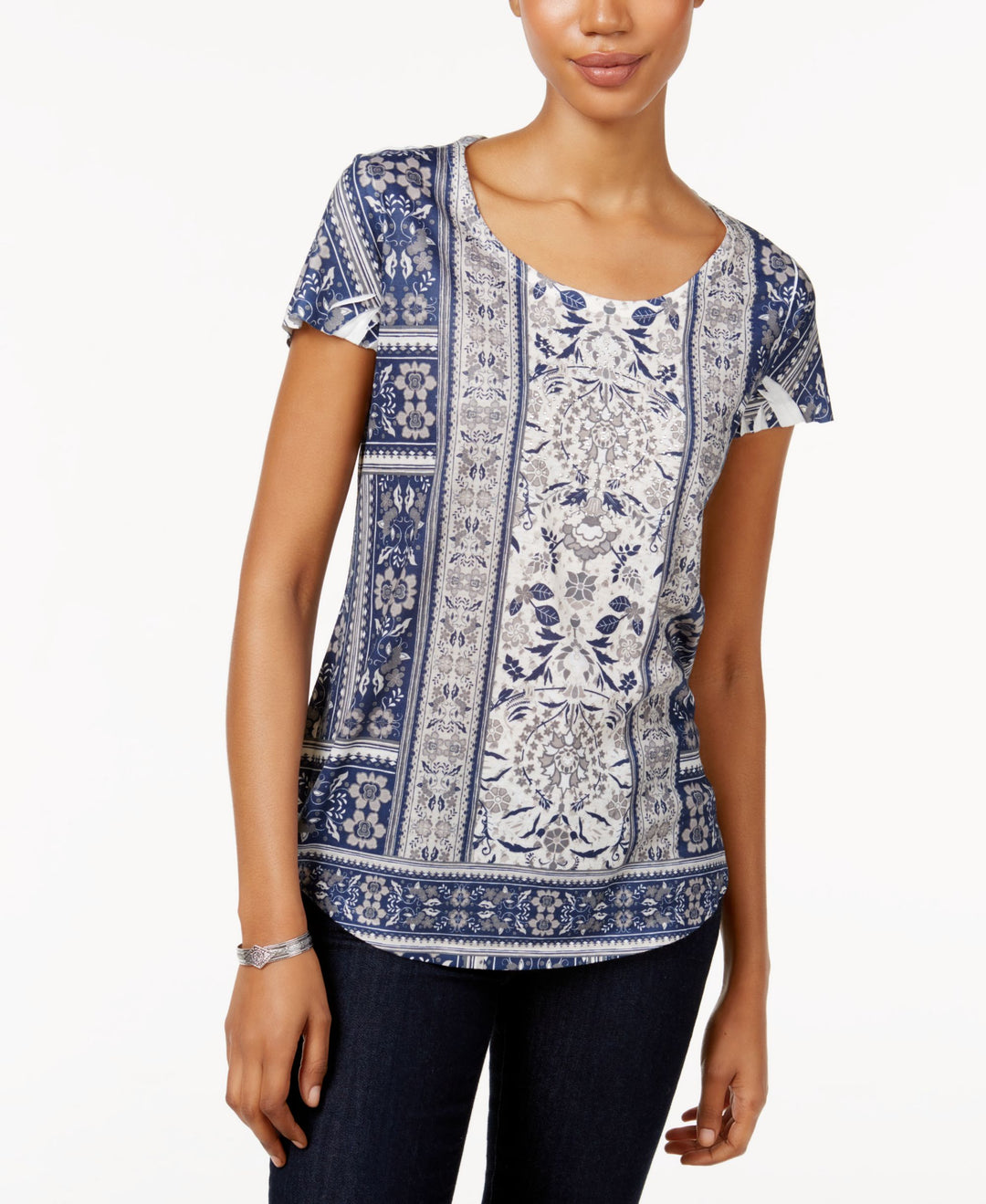 Style & Co Petite Printed T-Shirt