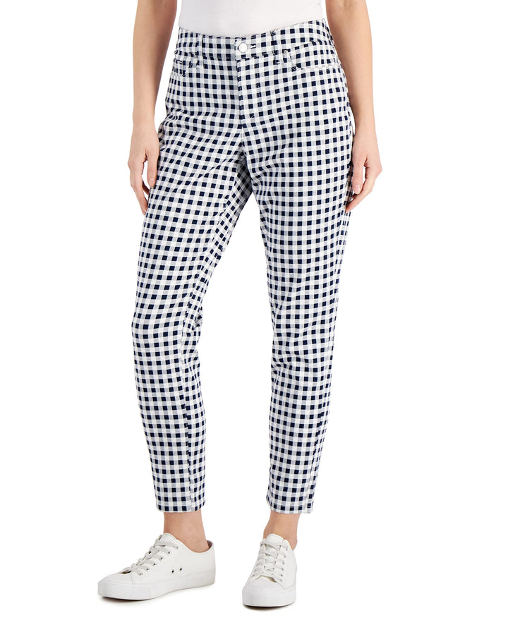 Charter Club Bristol Printed Skinny Ankle Jeans