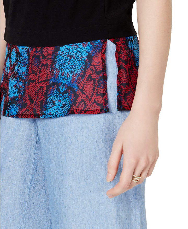 Printed Hem Tank Top