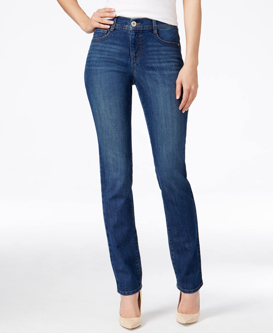 Women's Slim-Leg Jeans in Regular and Short Lengths