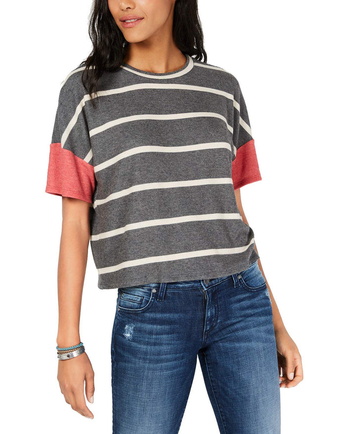 Self Esteem Juniors Contrast Sleeve T-Shirt733
