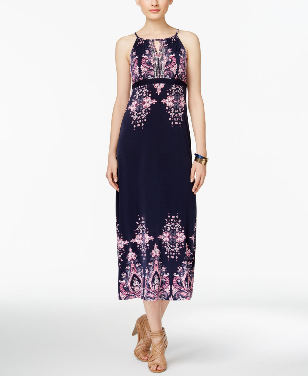 INC International Concepts Petite Printed Empire Waist Maxi Dress USAFashion INC International Concepts Petite Printed Empire Waist Maxi Dress USAFashion