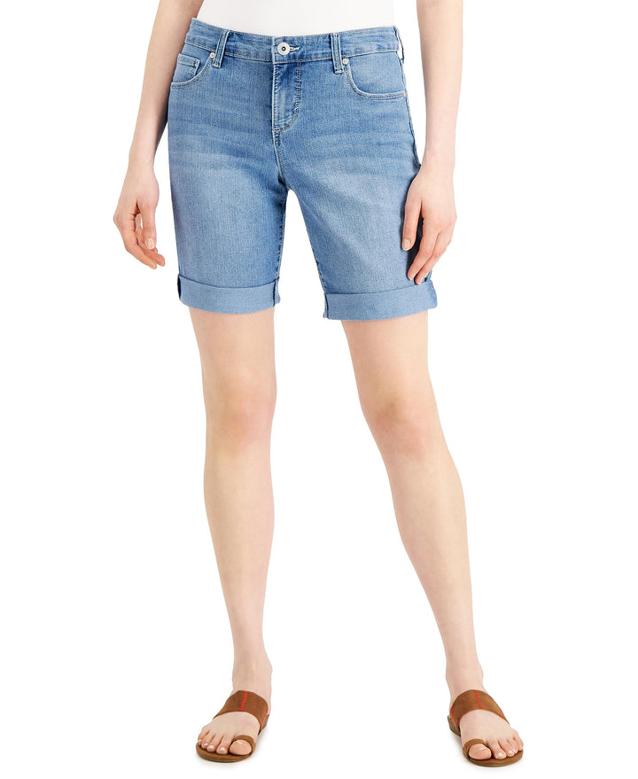 Style & Co Petite Rolled Cuff Bermuda Shorts