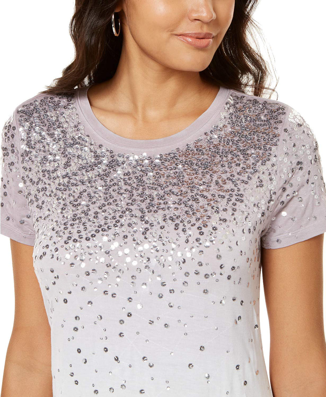 INC Sequin Ombr&eacute; T-Shirt