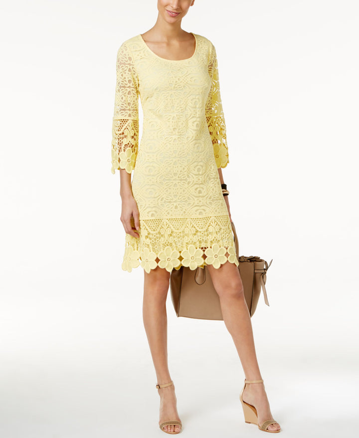 Alfani Petite Crochet Shift Dress