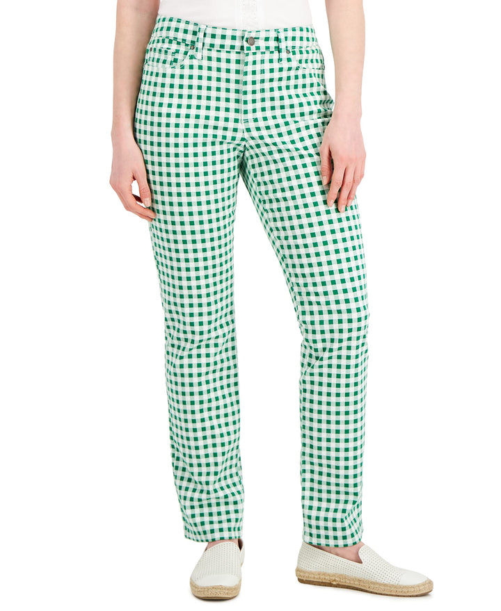 Charter Club Lexington Gingham Jeans