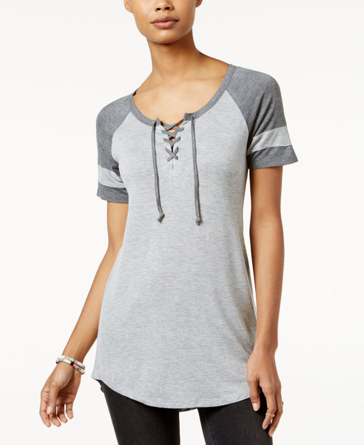 Ultra Flirt Juniors Lace Up Hockey T-Shirt
