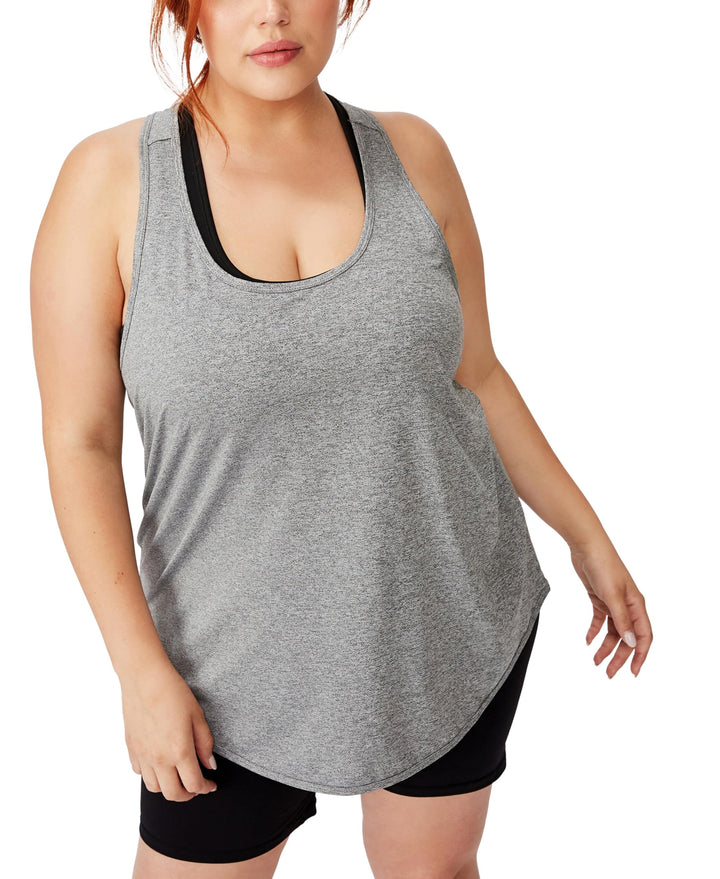 Trendy Plus Size Active Training Tank Top