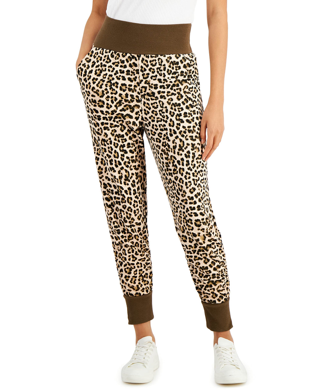 INC International Concepts Printed Terry Joggers