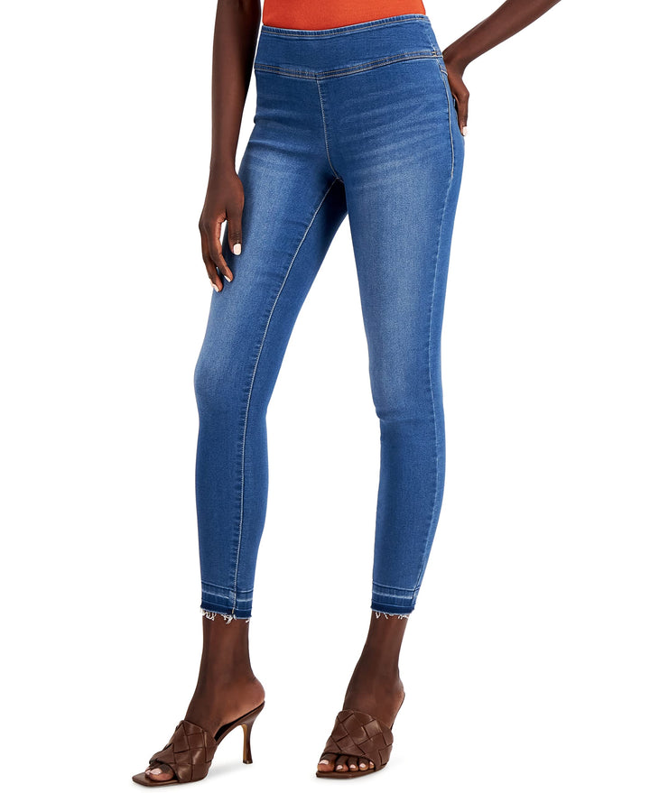 INC International Concepts Mid Rise Pull On Denim Jeggings