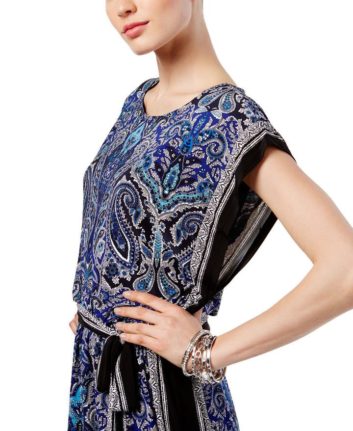 INC International Concepts Petite Printed Blouson Dress