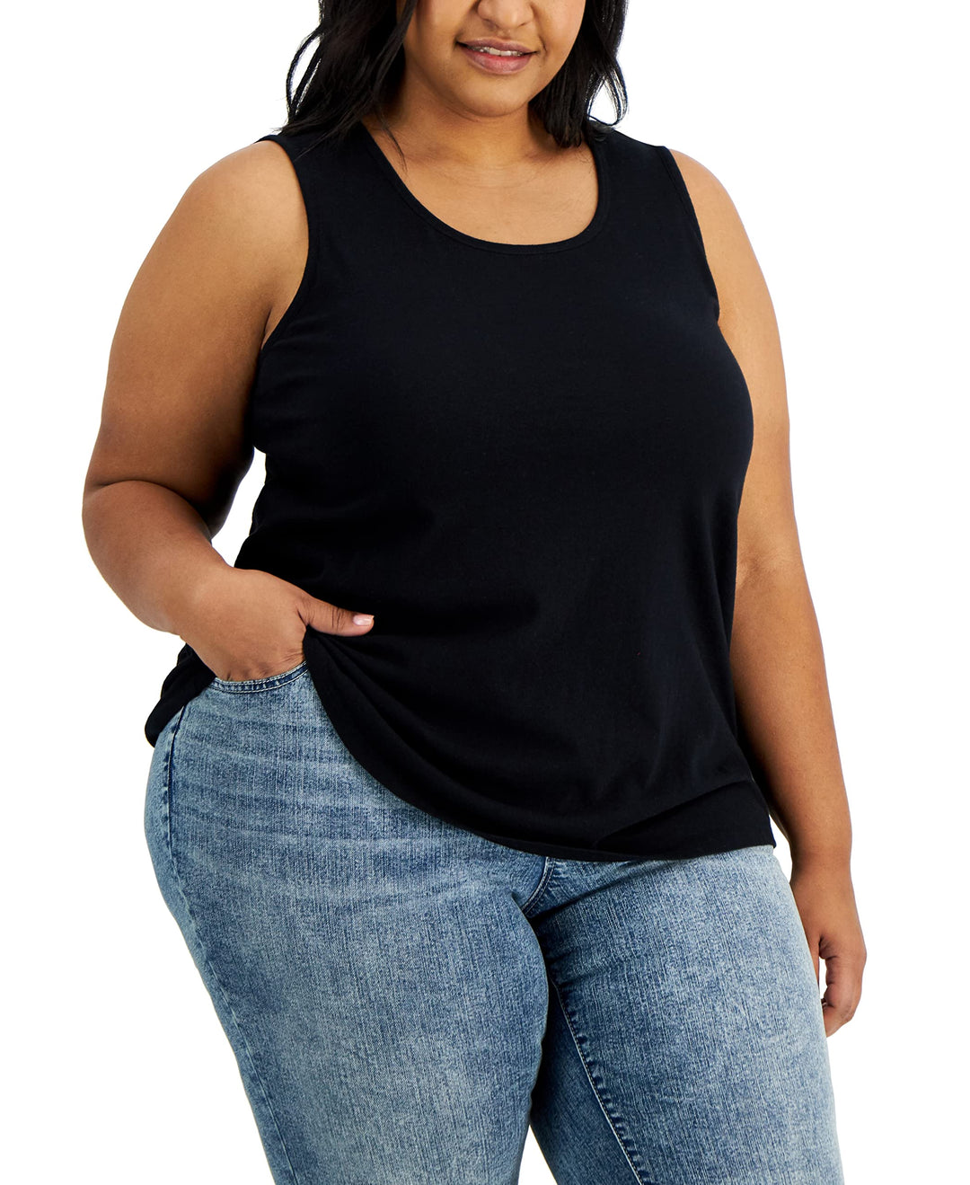 Style & Co Plus Size Cotton Tank