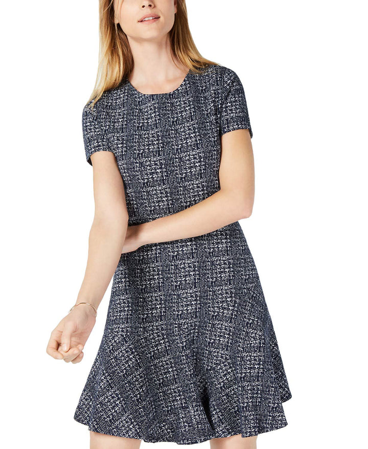 Plaid Fit & Flare Dress