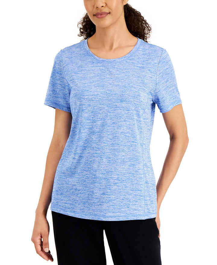 Karen Scott Womens Space Dyed Top