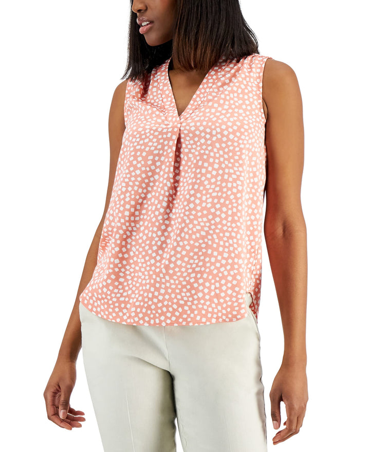 Women's Satin V-Neck Tank Top