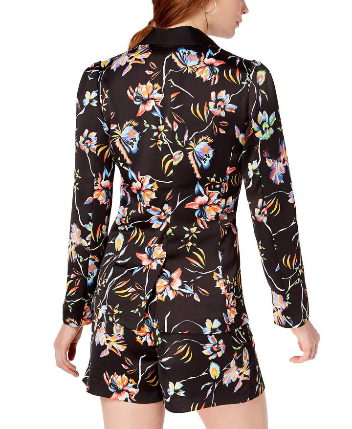 Bar III Floral Printed Blazer