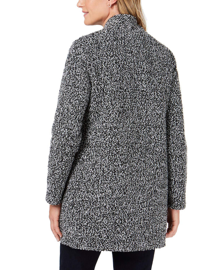 Open-Front Boucl&eacute; Jacket