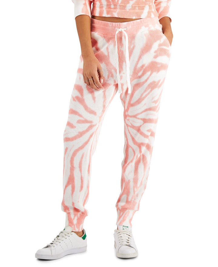 Style & Co Tie Dyed Waffle Knit Jogger Pants