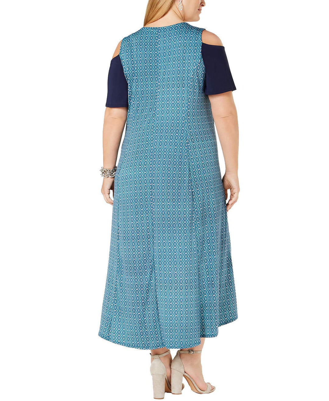 Plus Plus Size Cold-Shoulder Dress