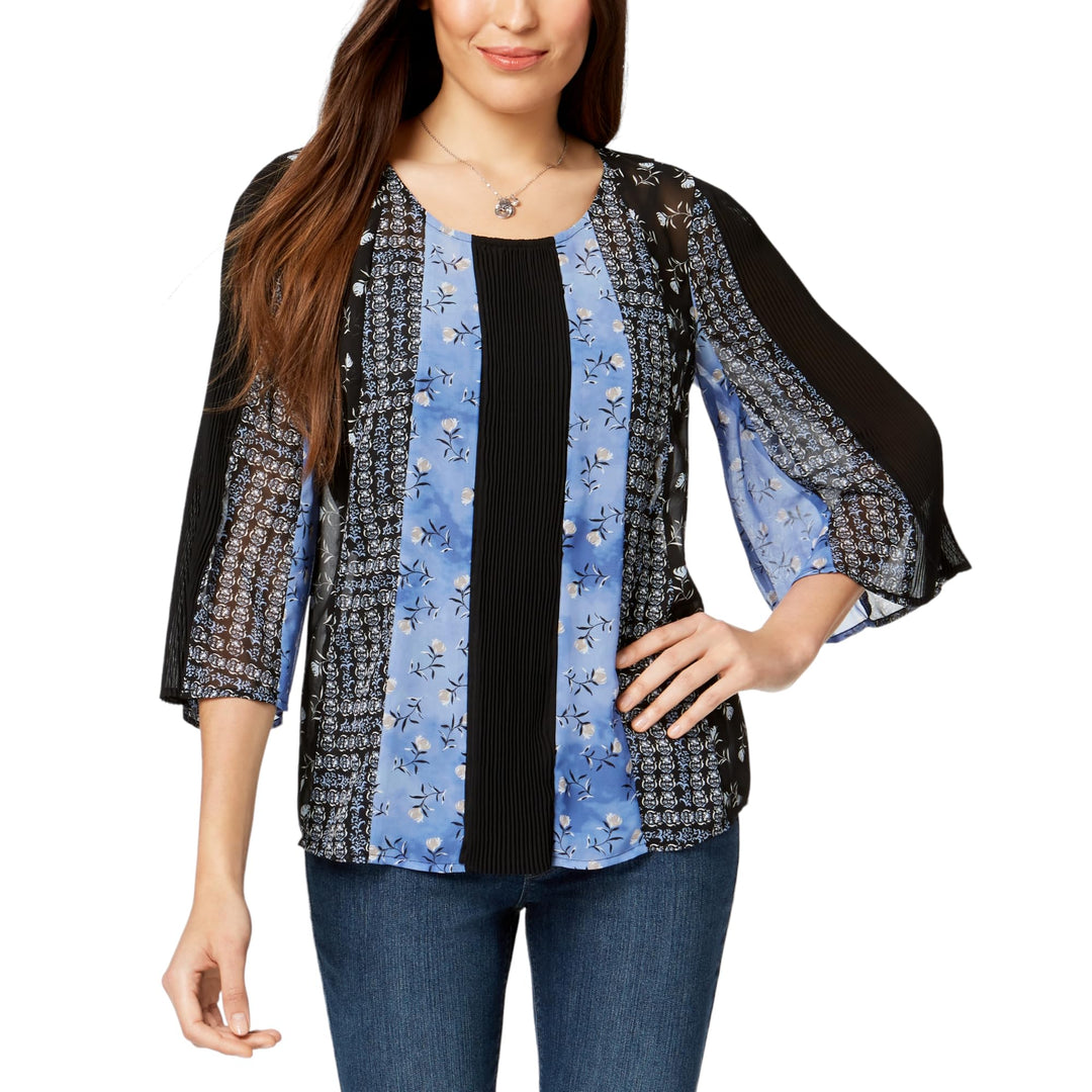 Style & Co Mixed Print Top