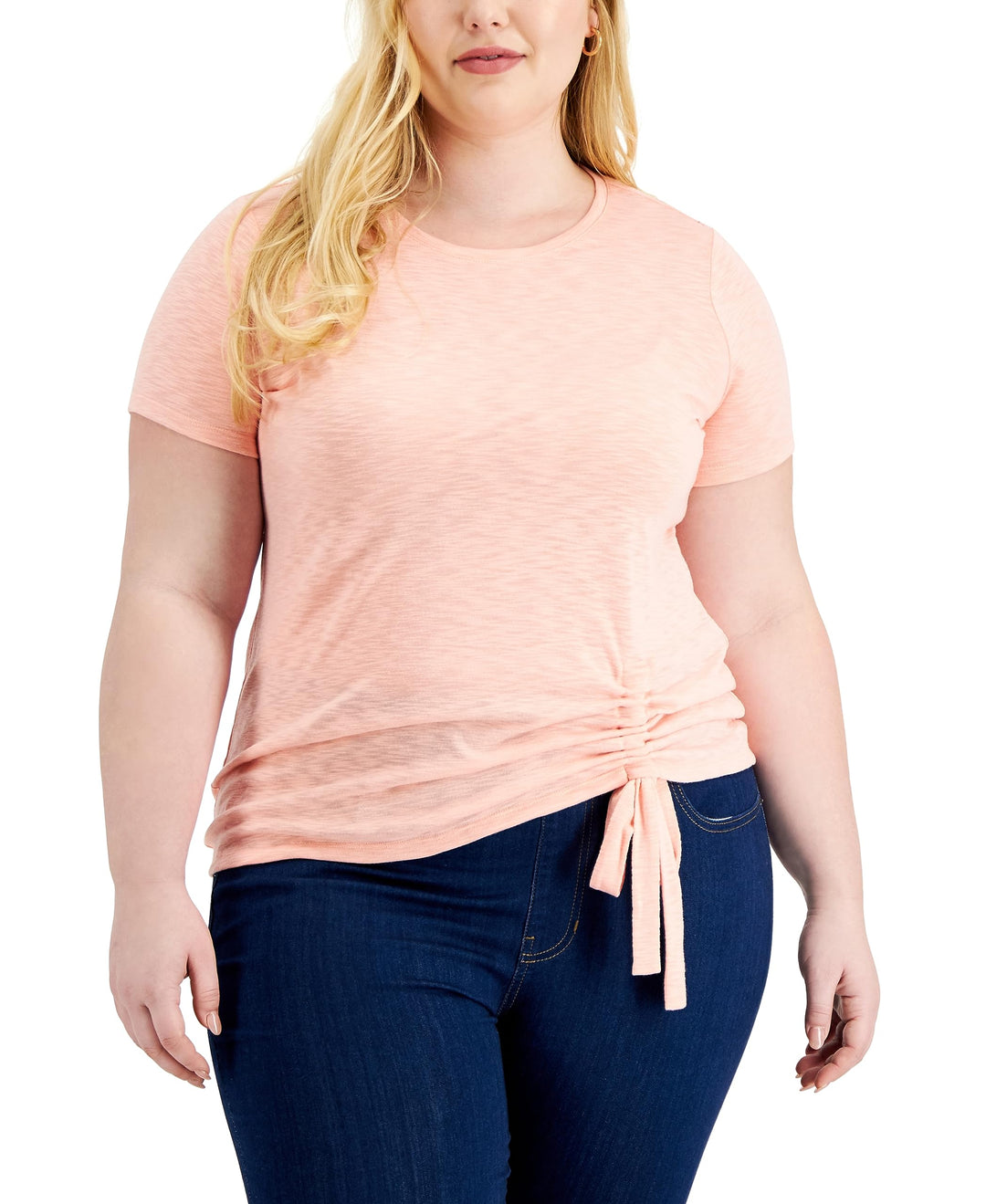 INC International Concepts Plus Size Ruched Top