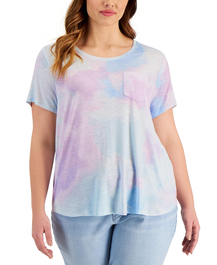 Style & Co Plus Size One Pocket T-Shirt