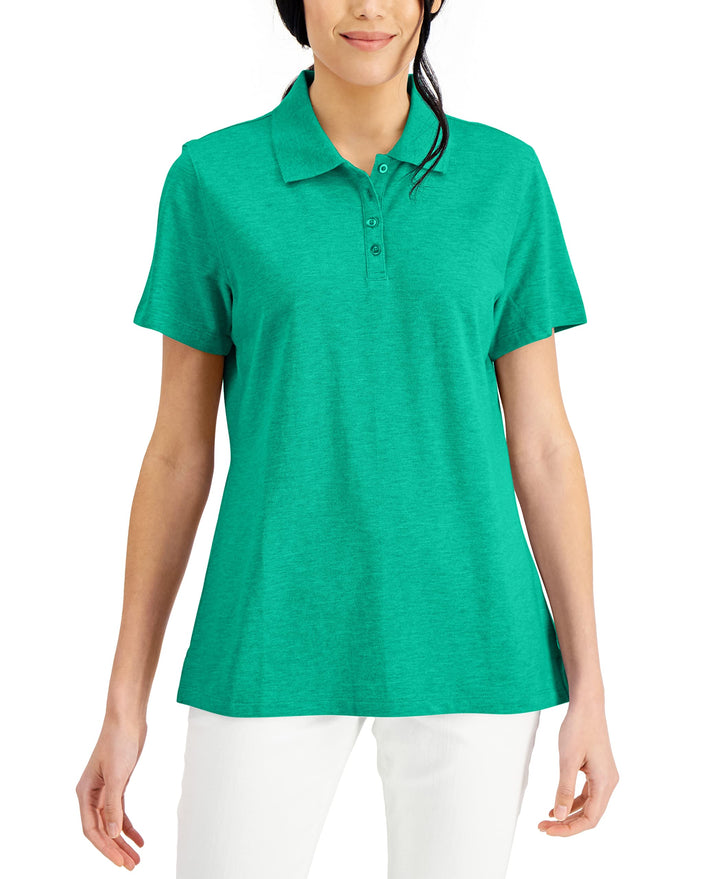 Cotton Short Sleeve Polo Shirt