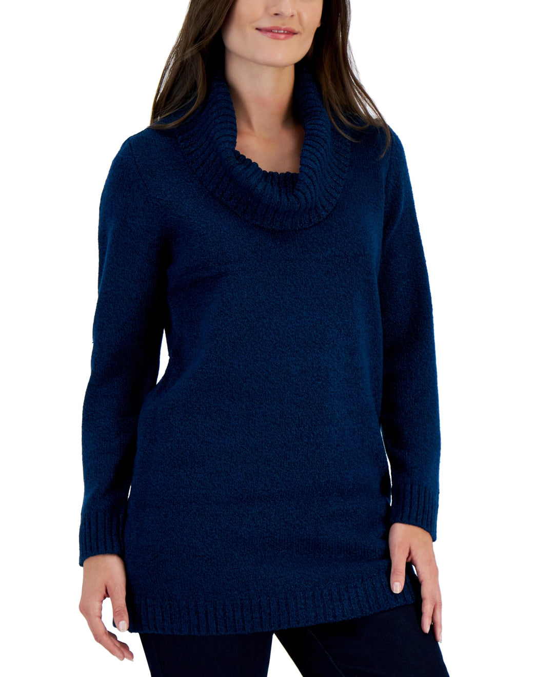 Karen Scott Petite Cowl Neck Tunic