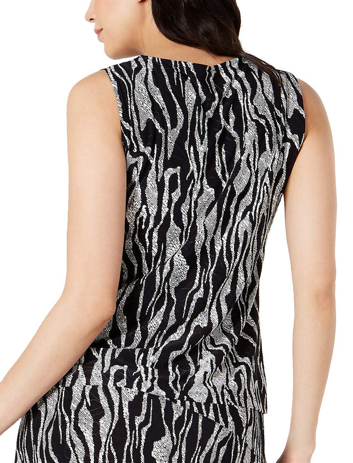 Printed Jacquard Tank Top