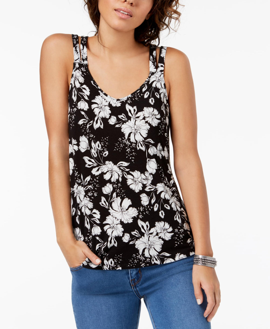 Juniors' Strappy-Back Tank Top