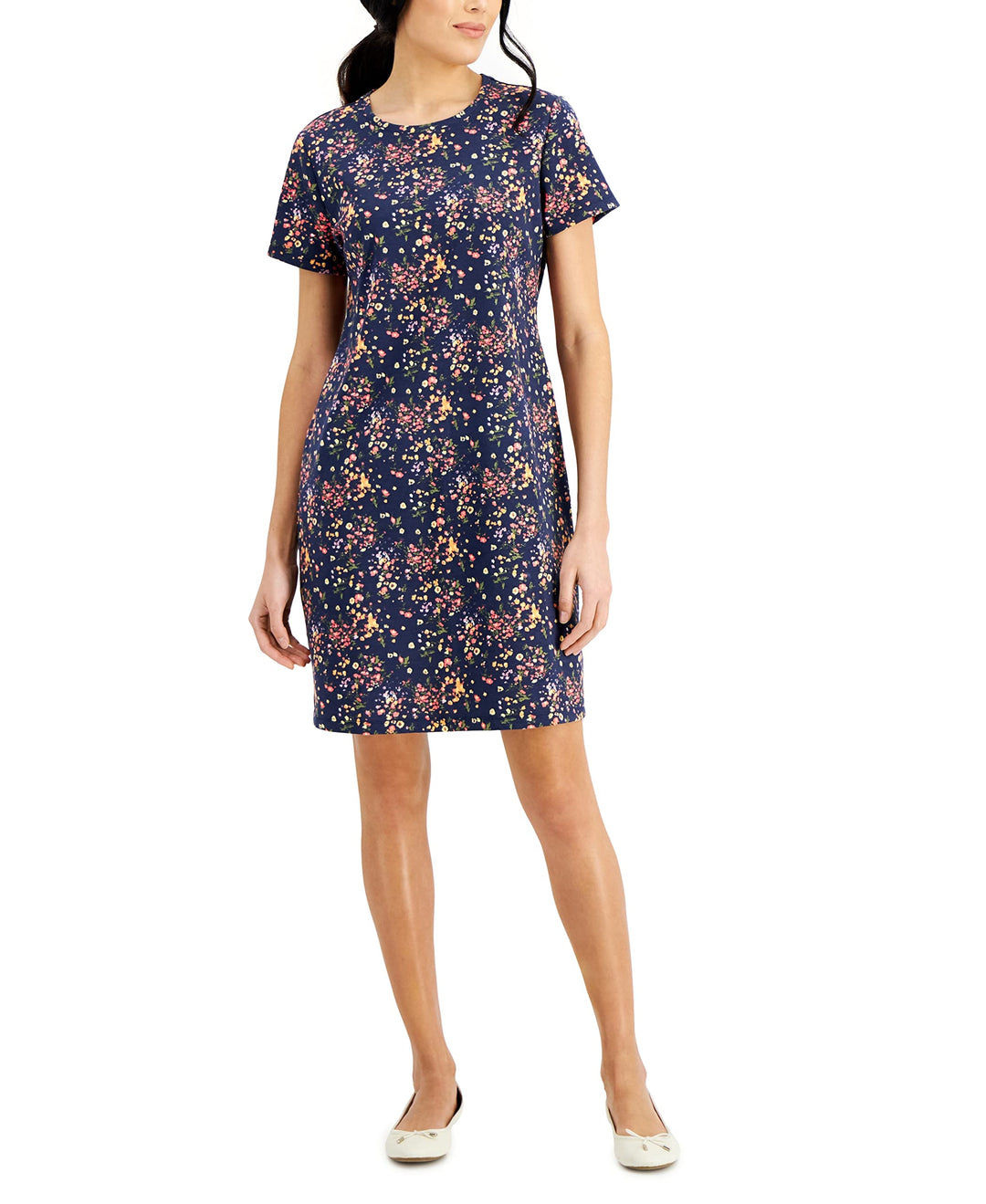 Karen Scott Petite Printed Dress